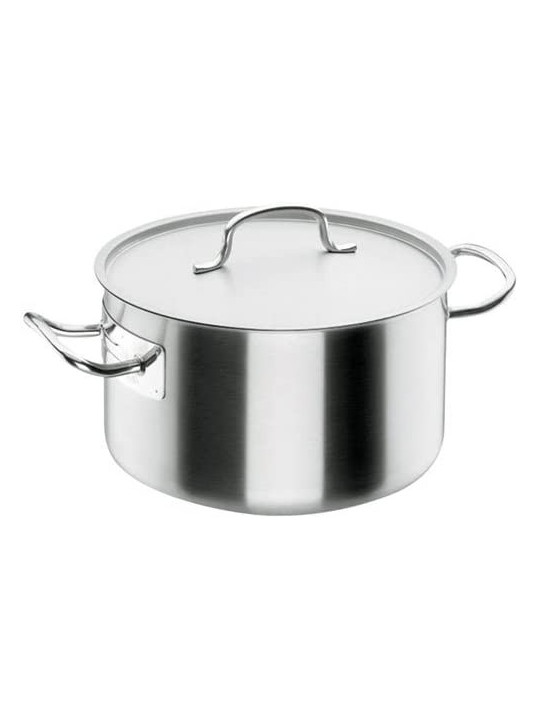 Cacerola Alta Inoxidable de Lacor - Productos Hosteleros