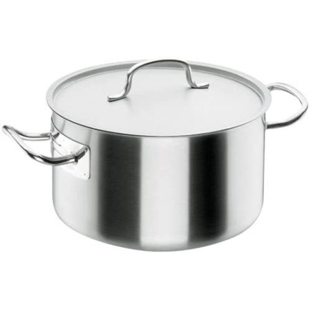 Cacerola Alta Inoxidable de Lacor - Productos Hosteleros