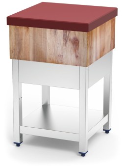 Tajo mad-fibr roja c/faldón c/entrep 400x400x900 40x40x90cm