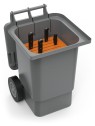 Contenedor cuadrado para transporte cuchillos 47x55x67cm