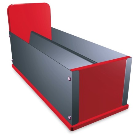 Portacuchillos con doble alojamiento de sobremesa 43x16x14cm