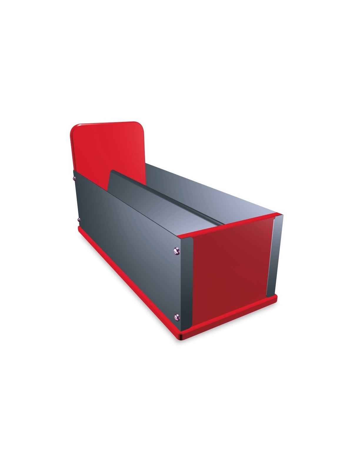 Portacuchillos con doble alojamiento de sobremesa 43x16x14cm