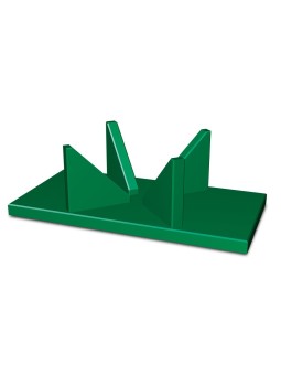 Útil de centrado para corte de fruta en fibra verde 40x20x13cm