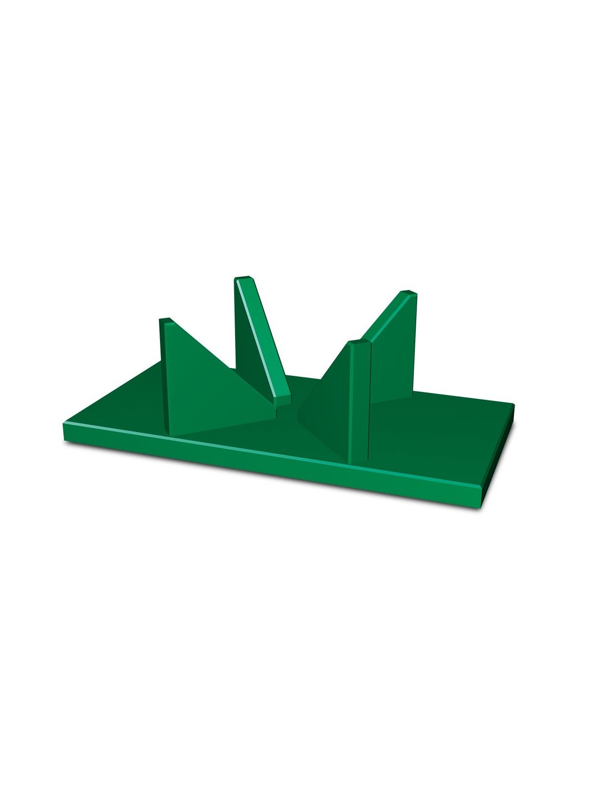 Útil de centrado para corte de fruta en fibra verde 40x20x13cm