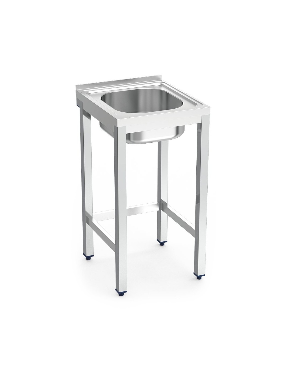 Fregadero con soporte 1C 45x45x85cm