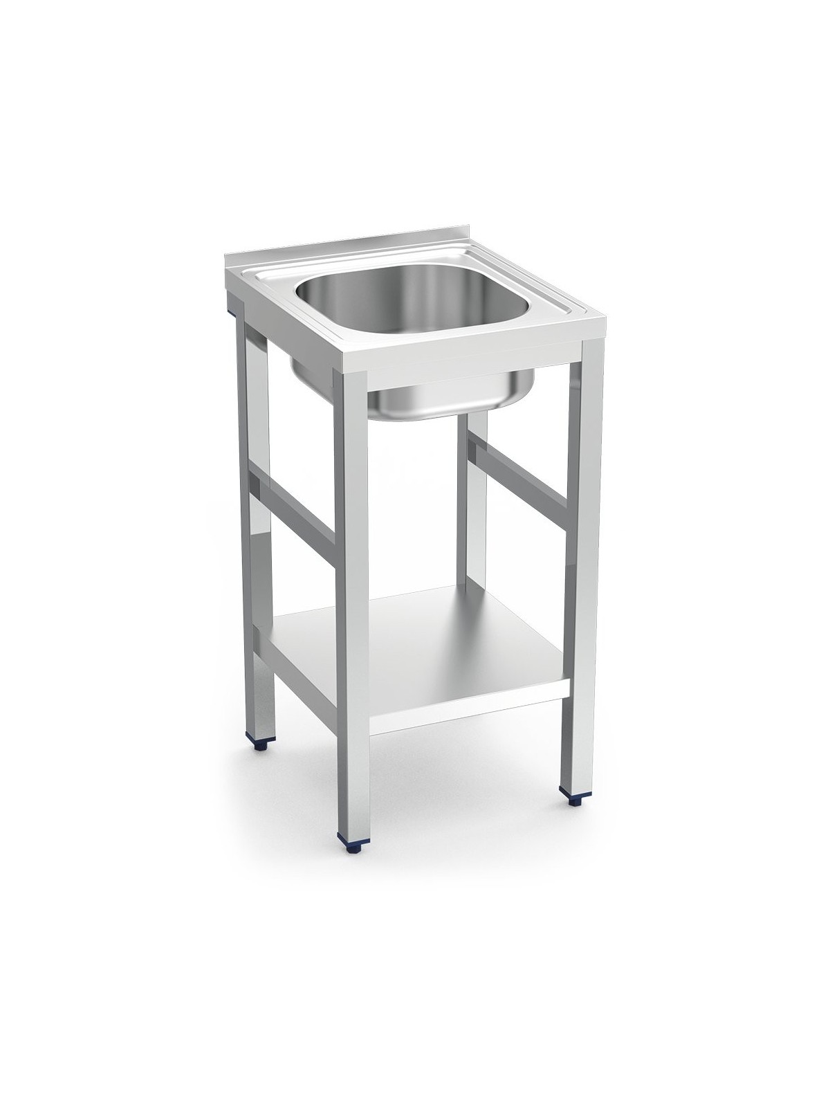 Fregadero c/soporte c/entre.1C 45x45x85cm