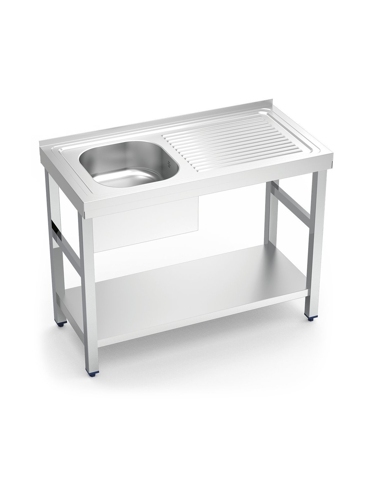 Fregadero c/soporte c/entre.1C,ED 80x50x85cm