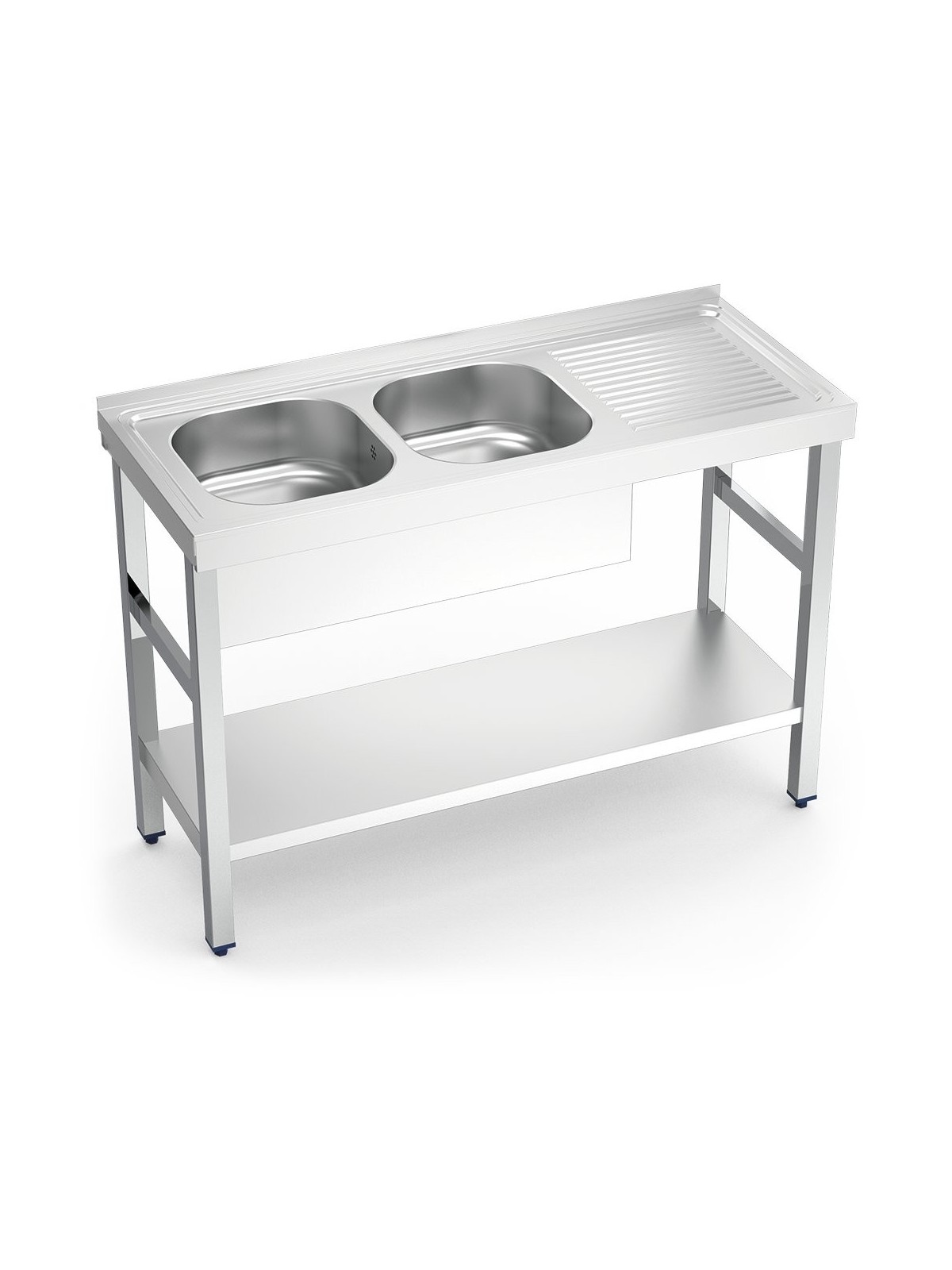 Fregadero c/soporte c/entre.2C,ED 120x50x85cm