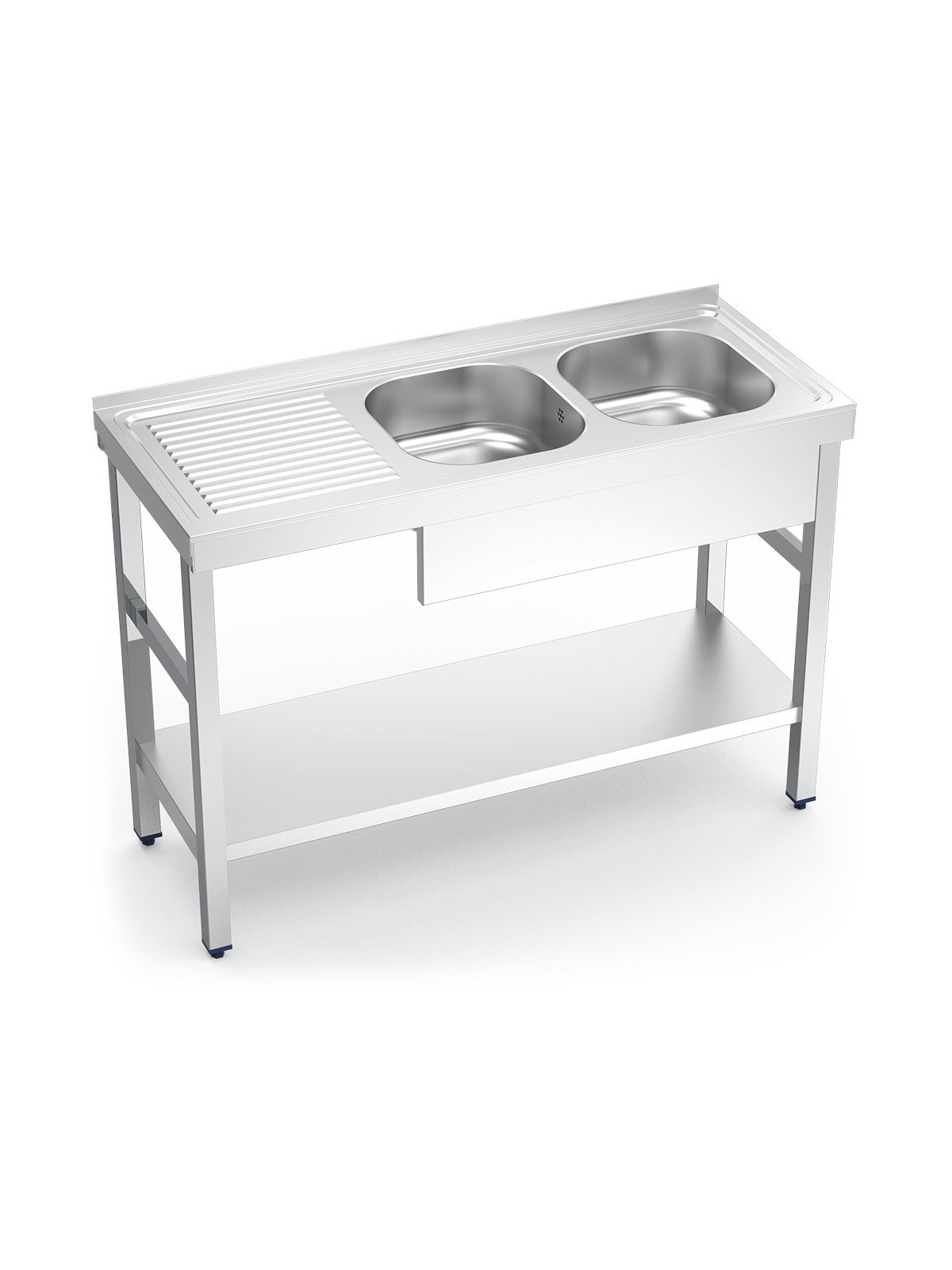 Fregadero c/soporte c/entre.2C,EI 120x50x85cm