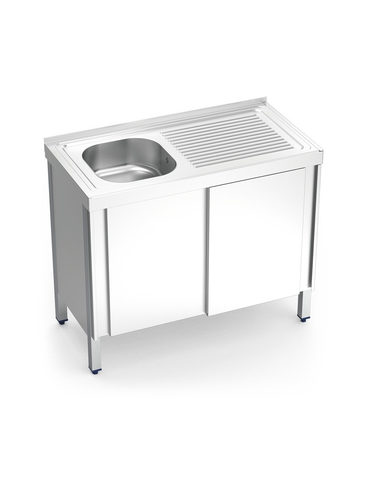 Fregadero c/ptas.correderas 1C,ED 80x50x85cm