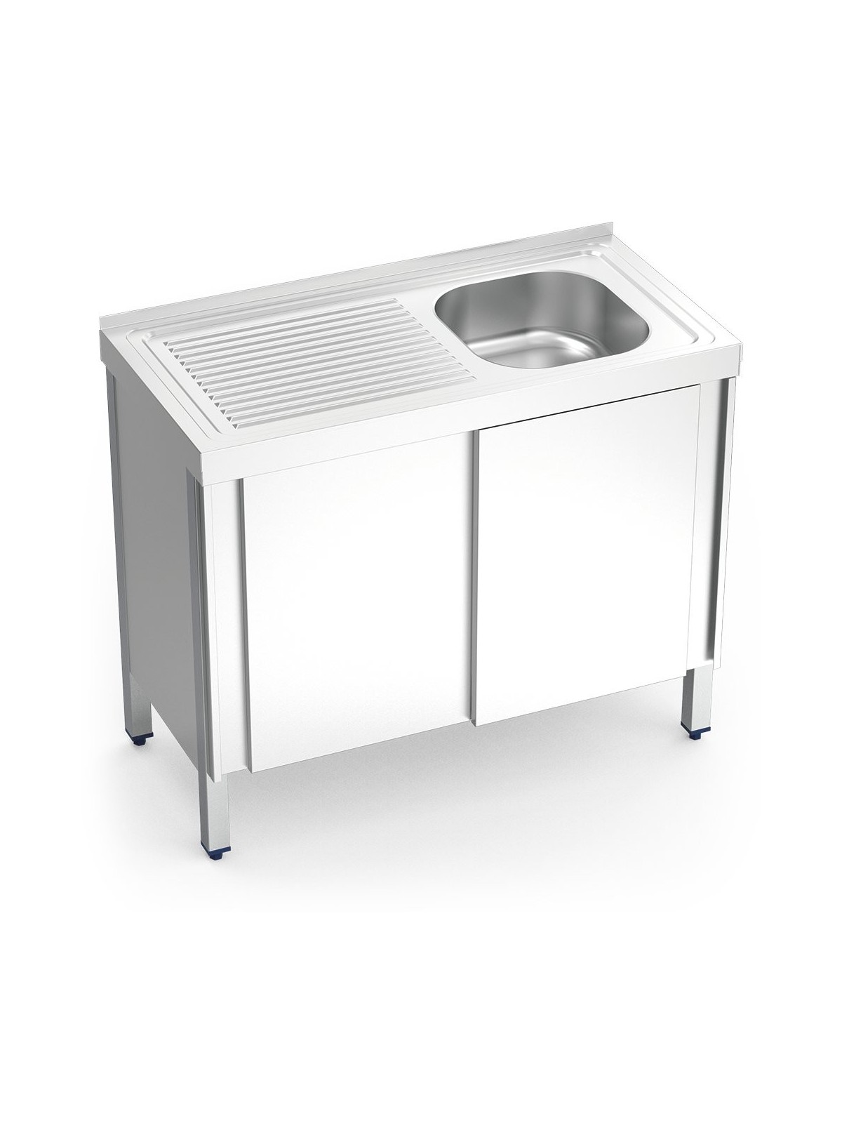 Fregadero c/ptas.correderas 1C,EI 80x50x85cm
