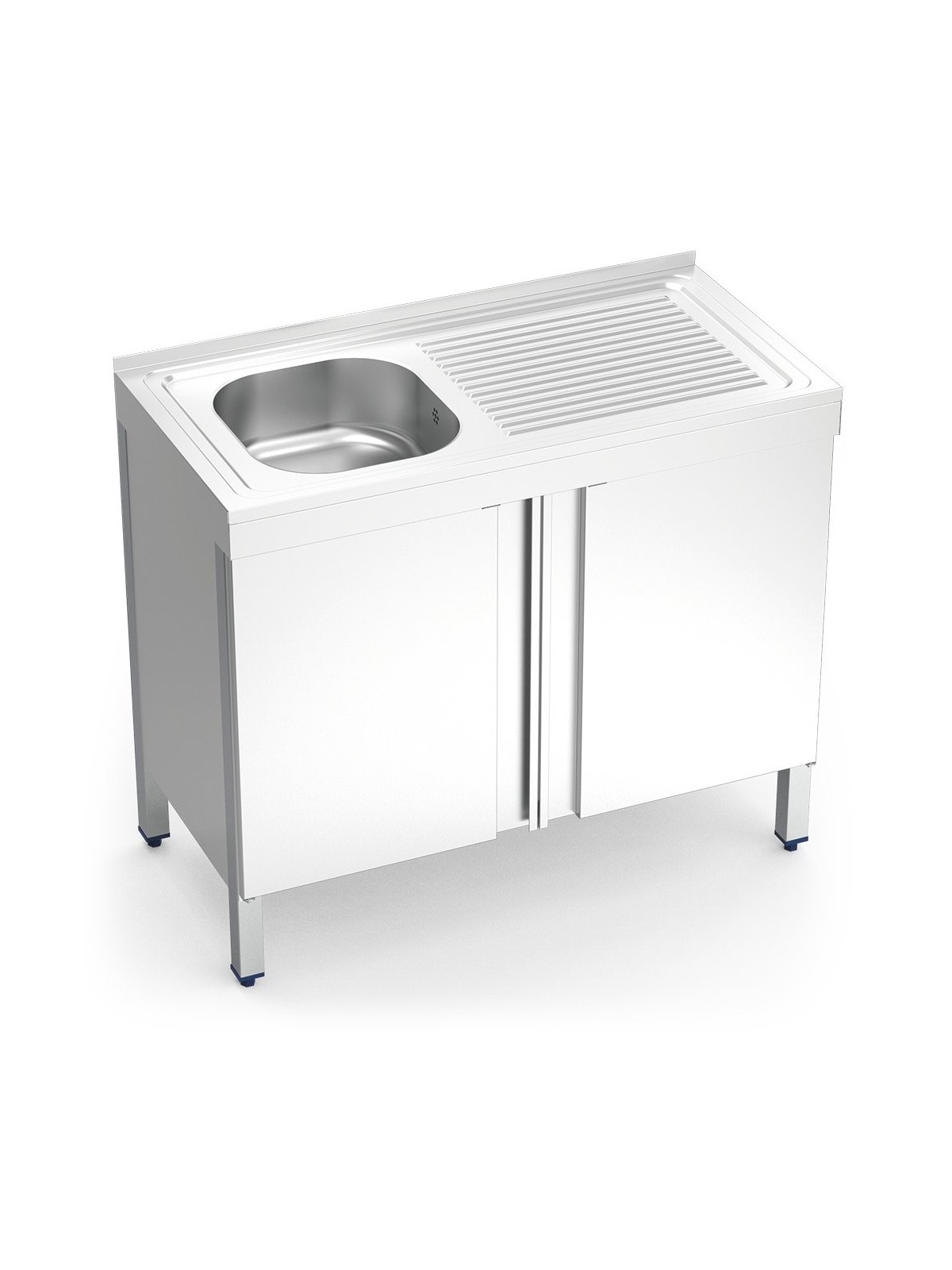 Fregadero c/ptas.abatibles 1C,ED 80x50x85cm