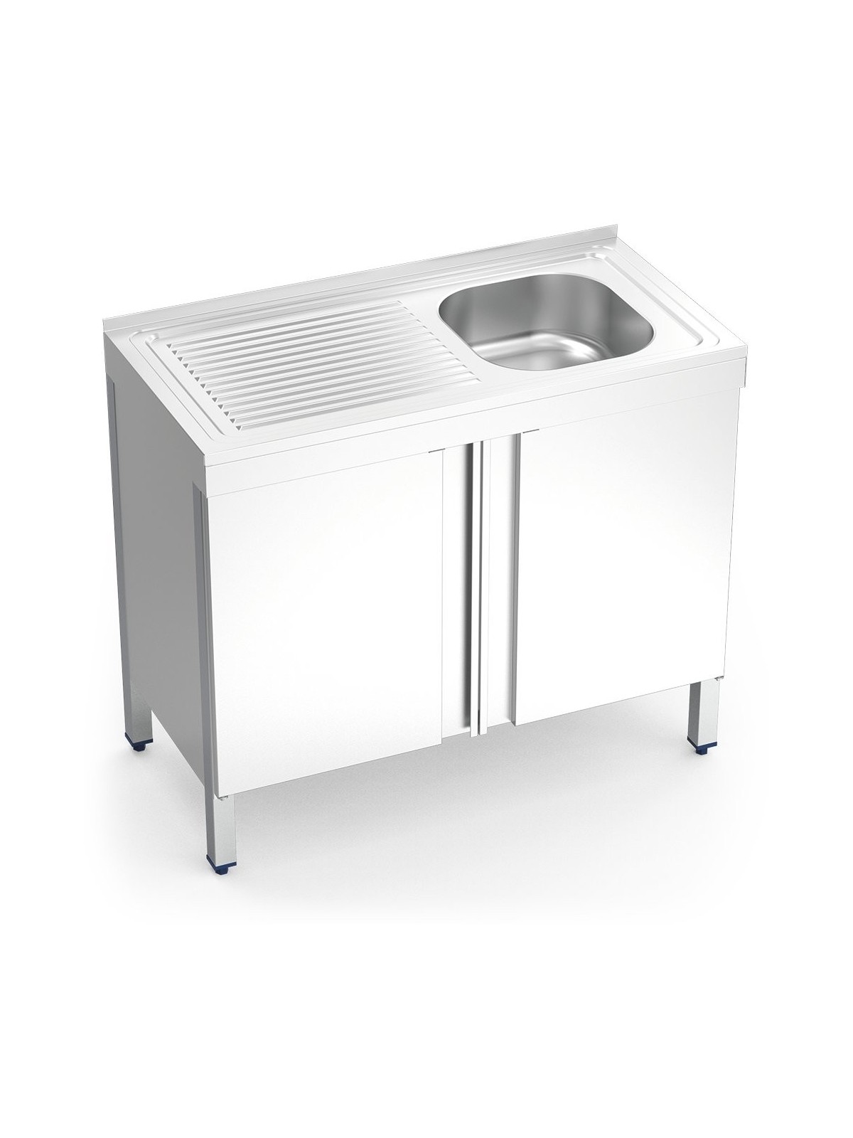 Fregadero c/ptas.abatibles 1C,EI 80x50x85cm