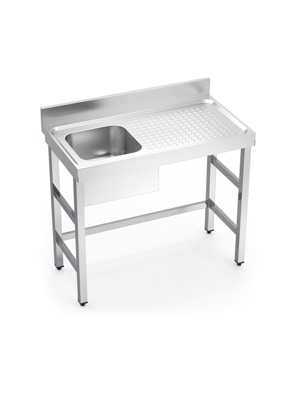 Fregadero con soporte 1C,ED 100x55x85cm