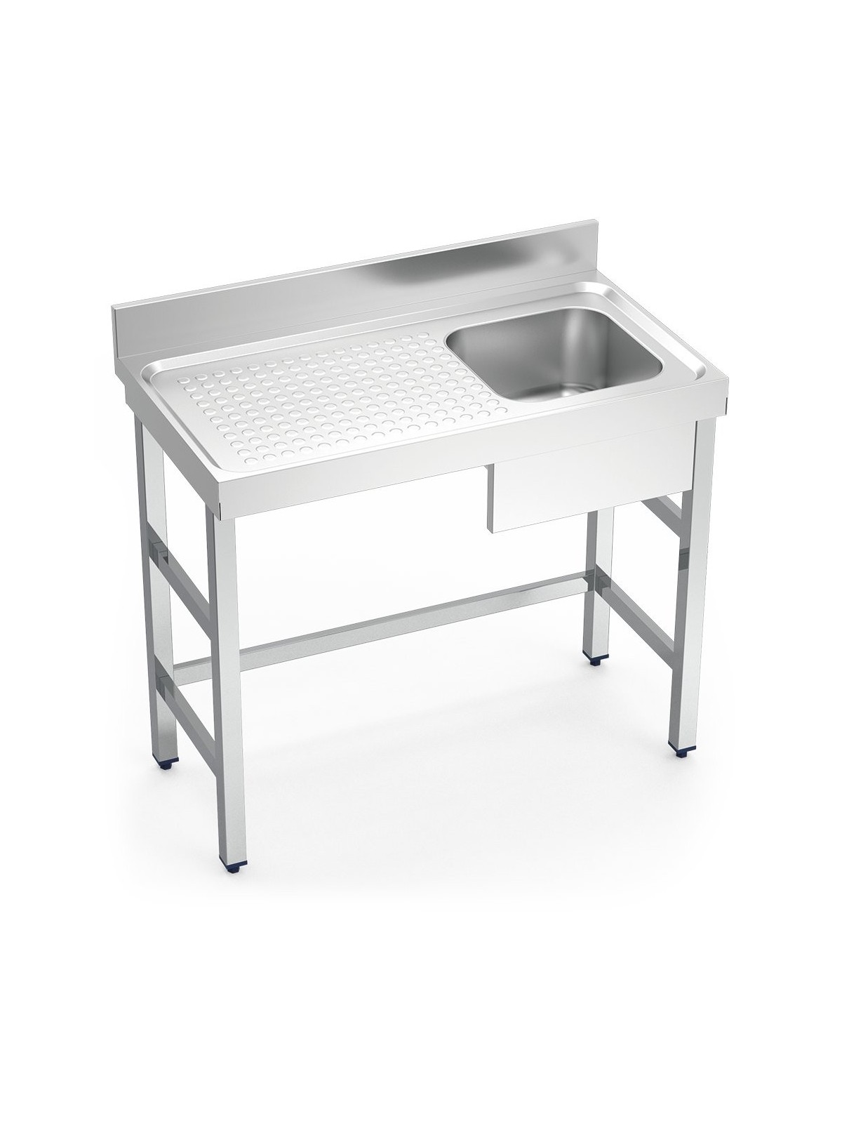 Fregadero con soporte 1C,EI 100x55x85cm