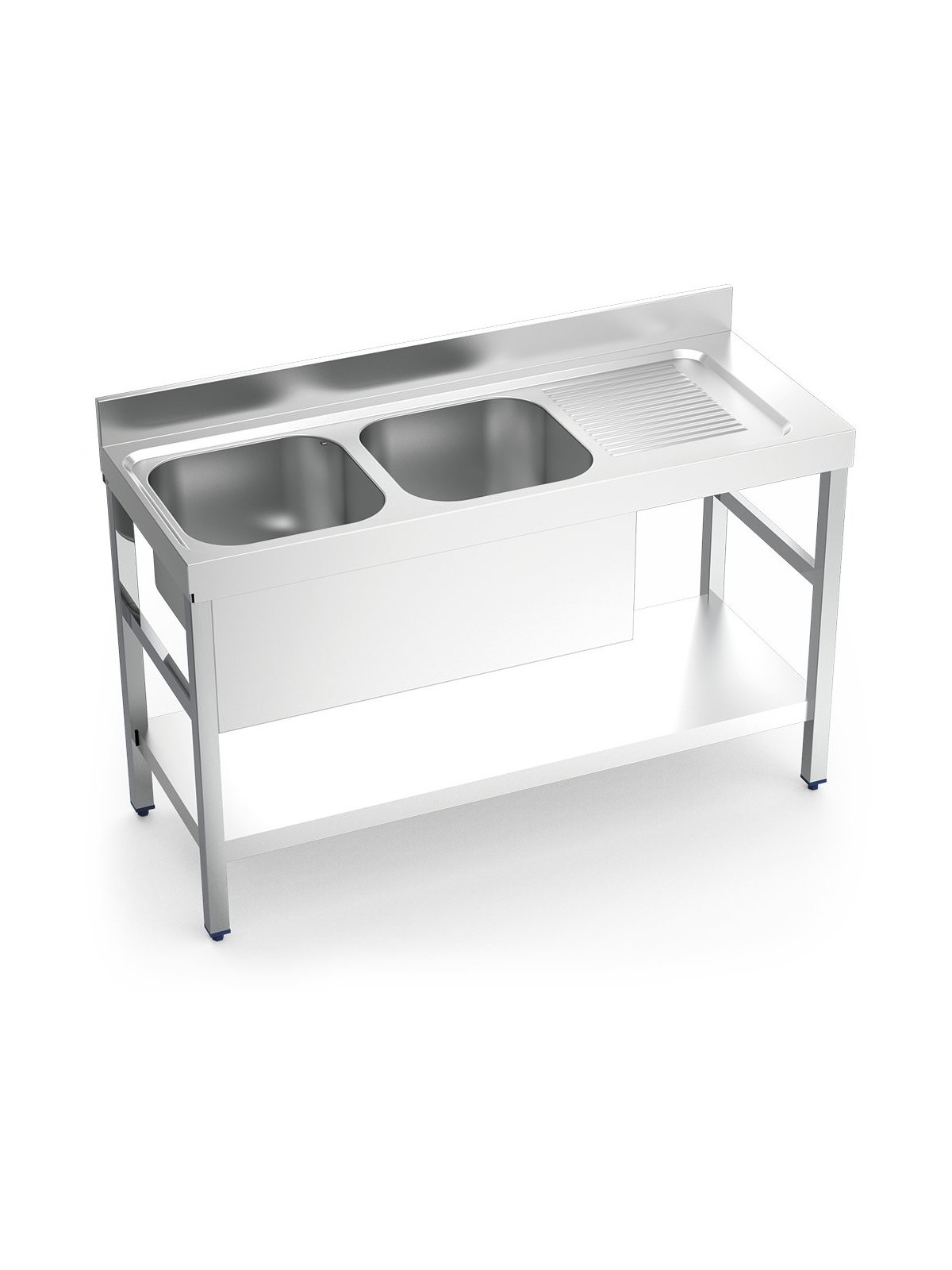 Fregadero c/soporte c/entre.2C,ED 140x55x85cm