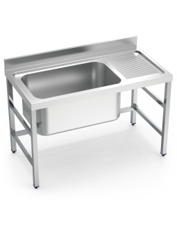 Fregadero gran capacidad 1C,ED 130x70x85cm