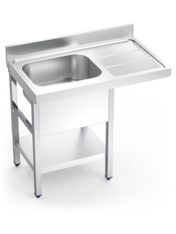 Fregadero para lavavajillas 1C,ED 120x60x89cm