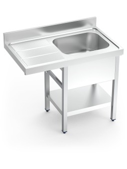 Fregadero para lavavajillas 1C,EI 120x70x89cm