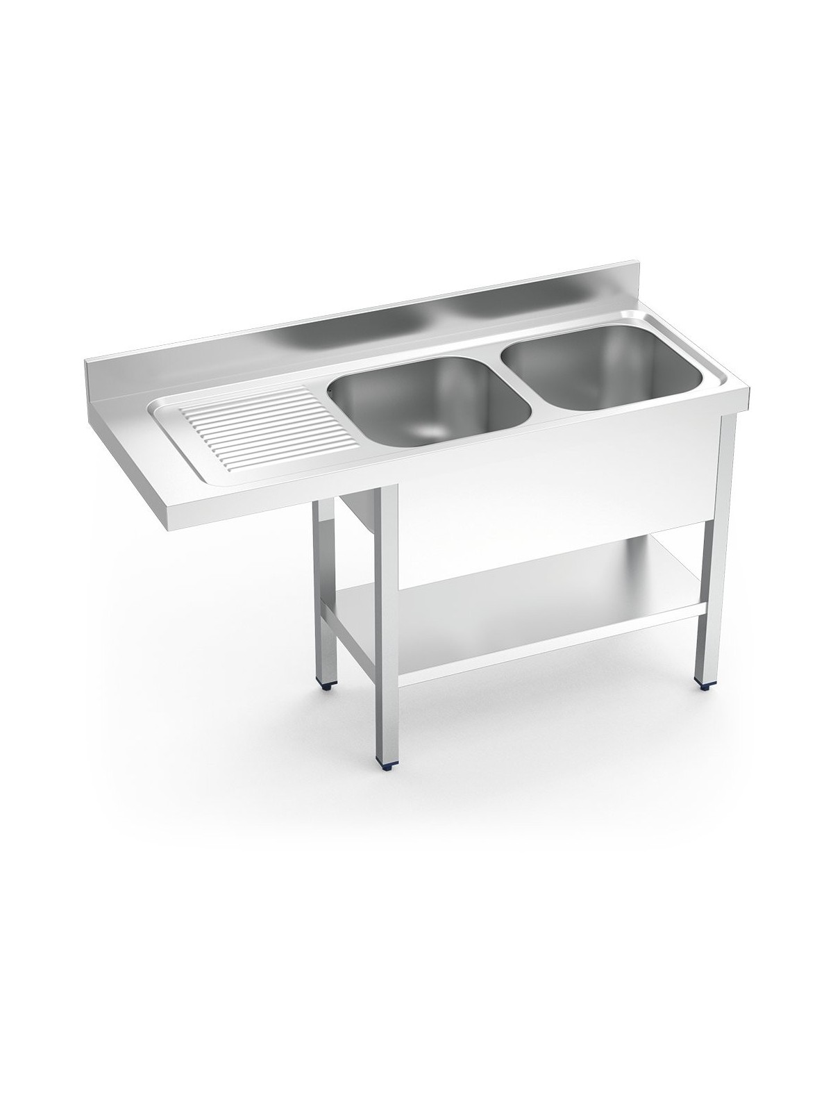 Fregadero para lavavajillas 2C,EI 160x70x89cm