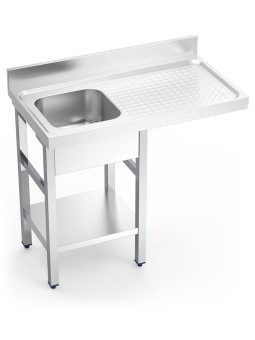 Fregadero para lavavasos 1C,ED 100x55x85cm