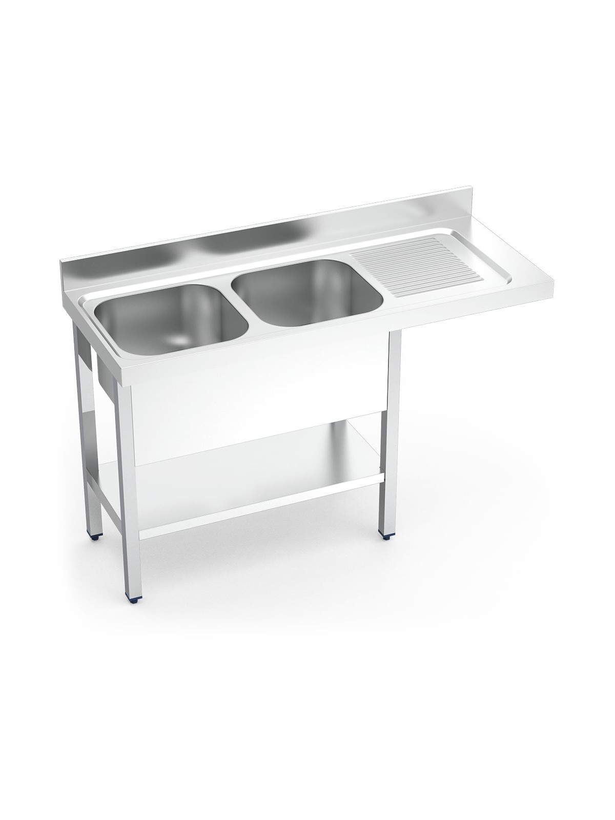 Fregadero para lavavasos 2C,ED 140x55x85cm