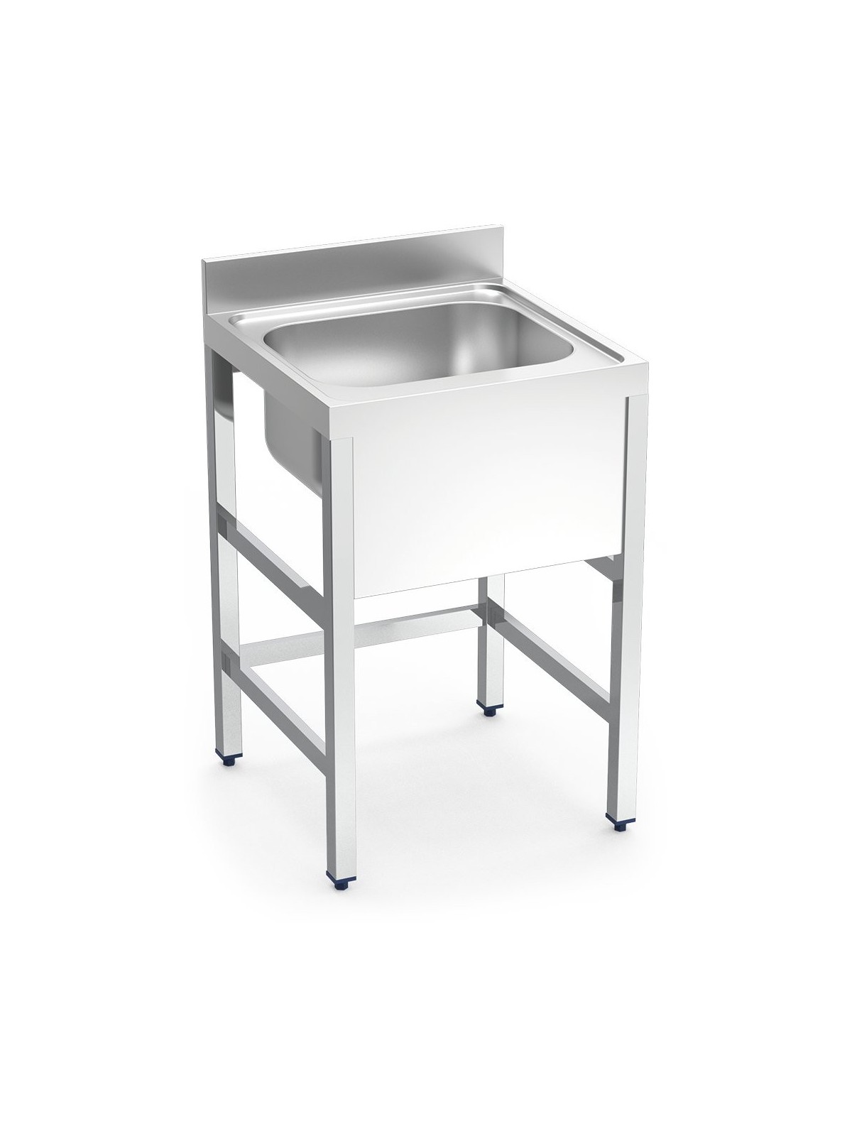 Fregadero con soporte 1C 70x60x85cm