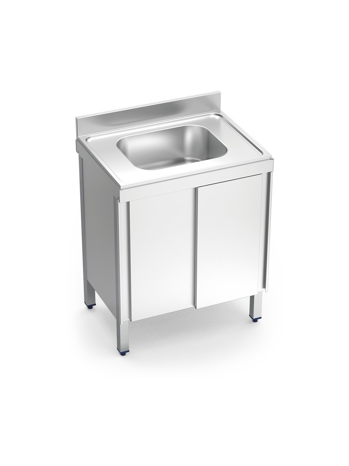 Fregadero c/ptas.correderas 1C 80x60x85cm