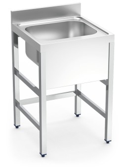 Fregadero con soporte 1C...