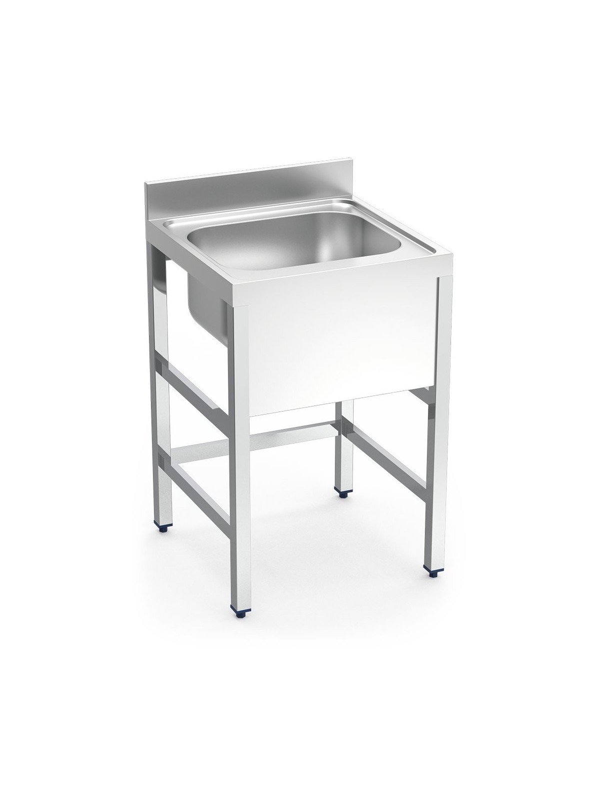 Fregadero con soporte 1C 70x70x85cm