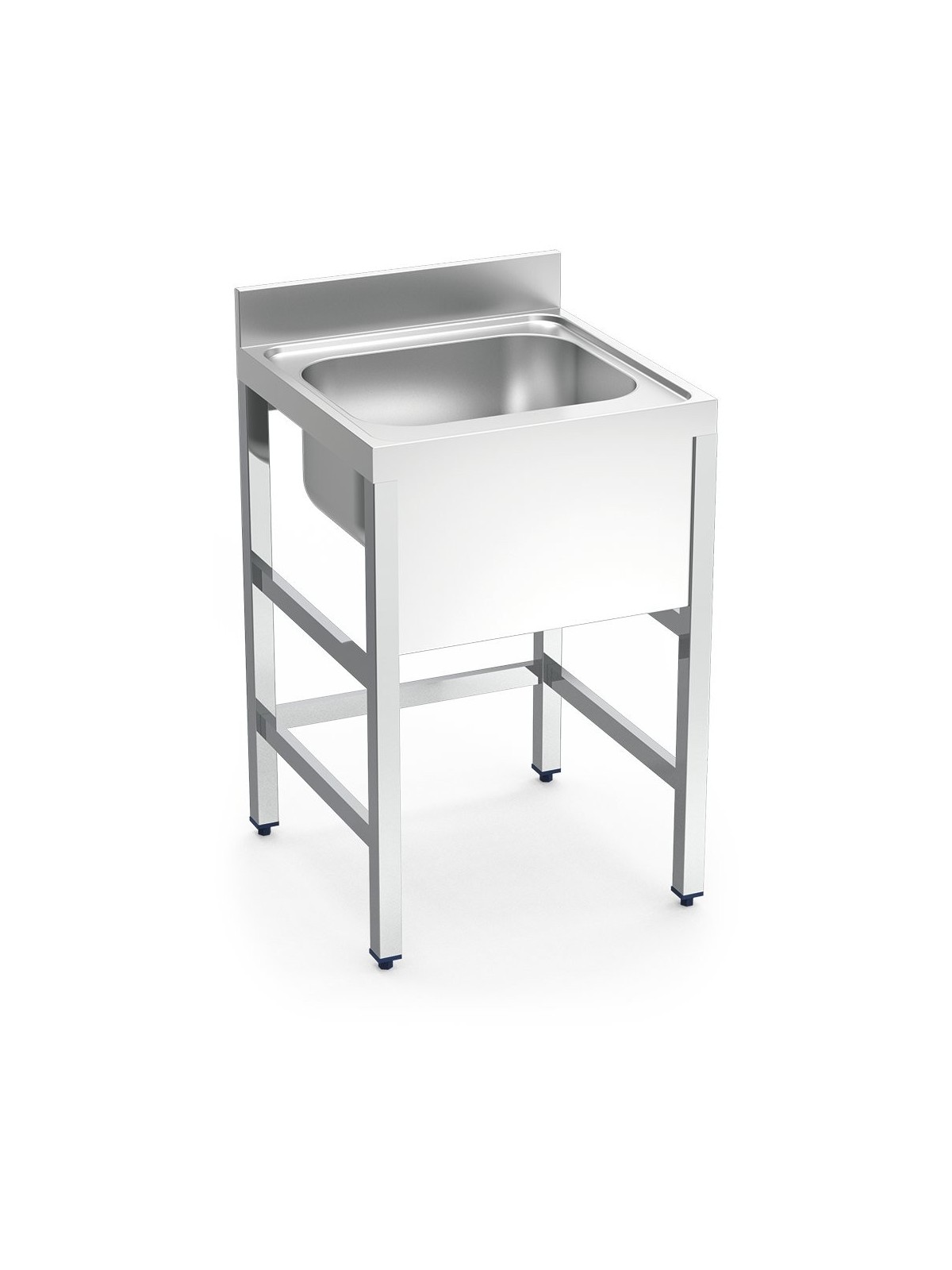 Fregadero con soporte 1C 80x70x85cm