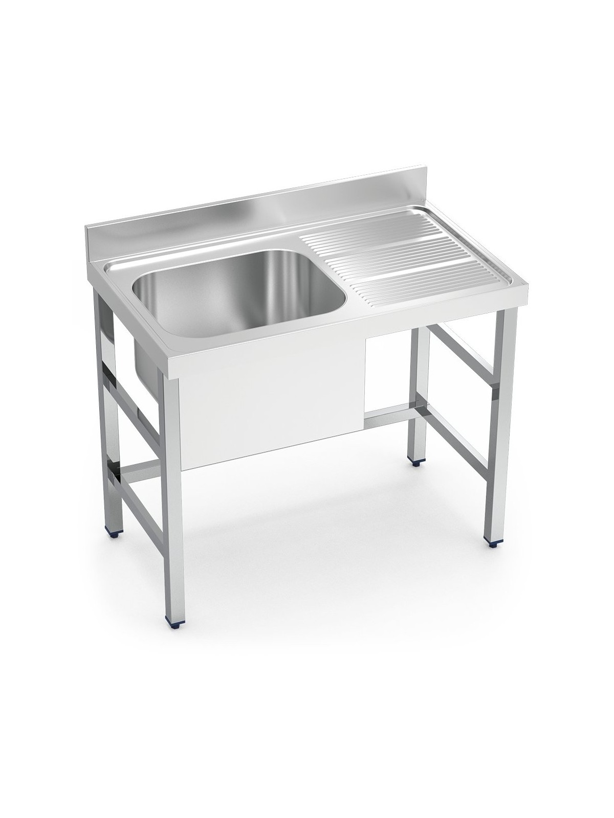 Fregadero con soporte 1C,ED 100x70x85cm