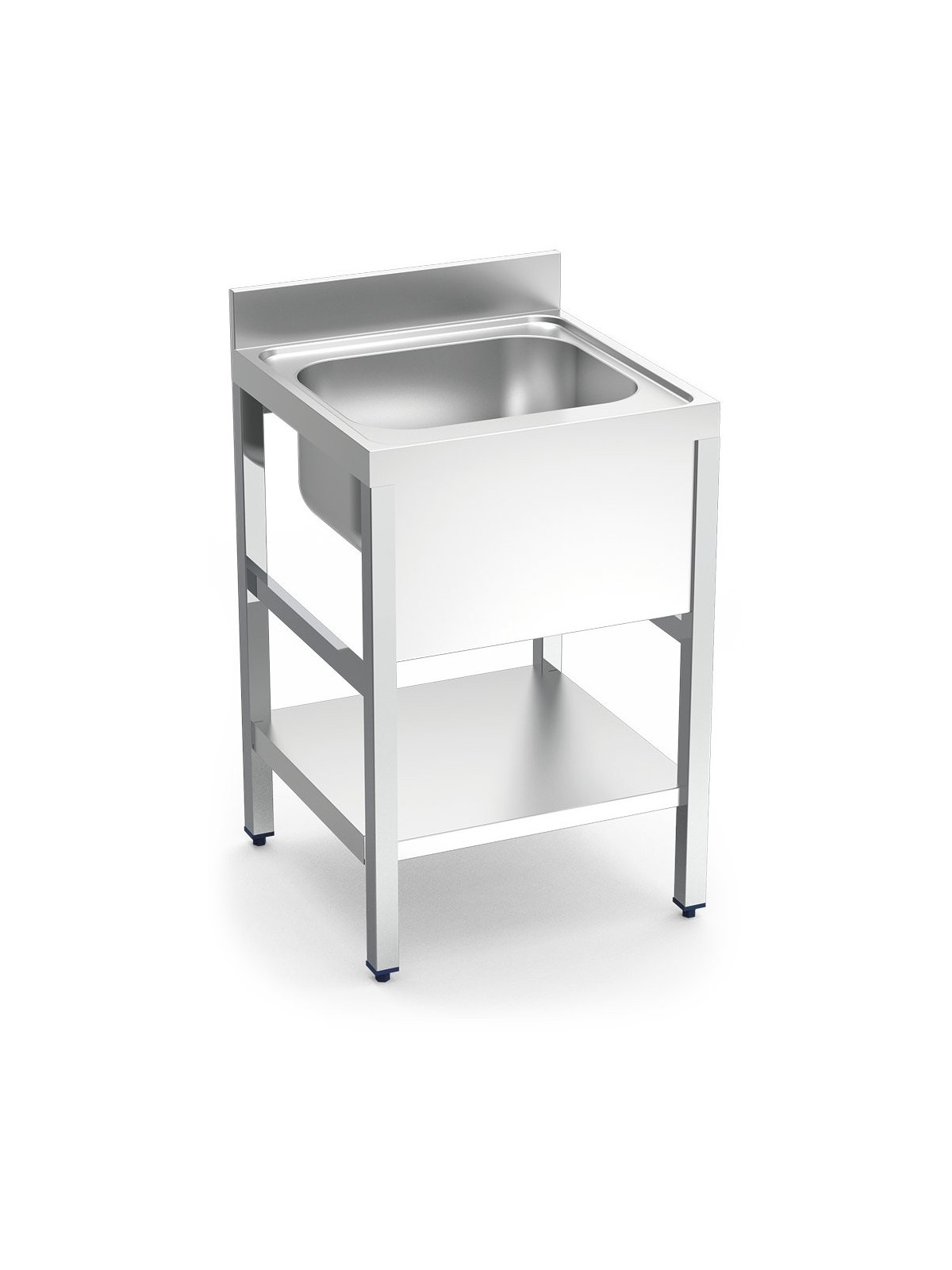 Fregadero c/soporte c/entre.1C 70x70x85cm