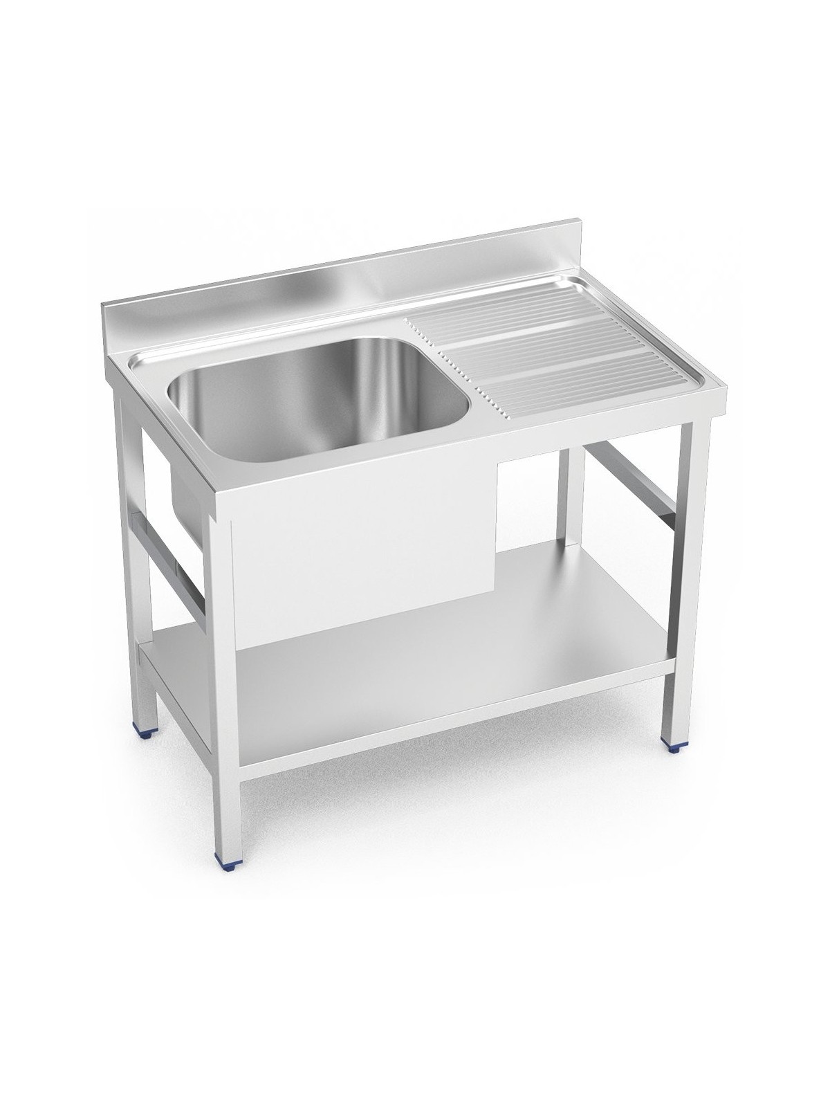 Fregadero c/soporte c/entre.1C,ED 100x70x85cm