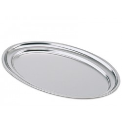 FUENTE OVALADA ACERO INOX