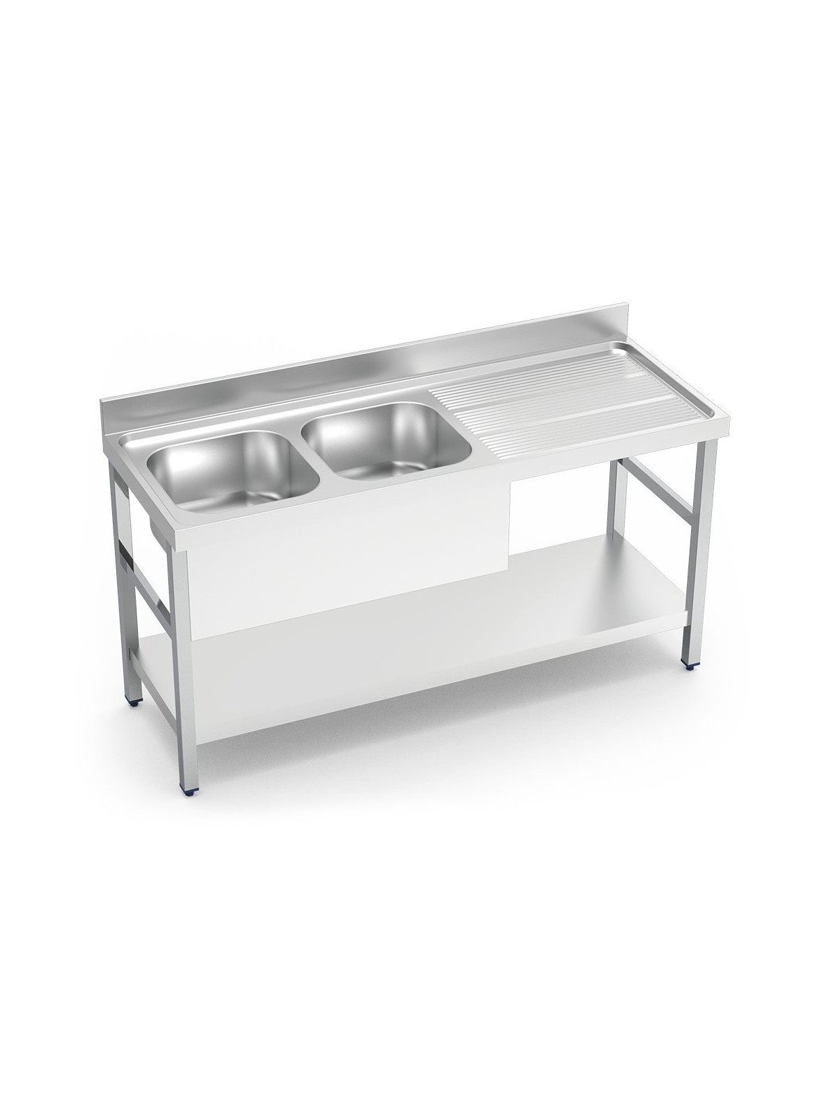 Fregadero c/soporte c/entre.2C,ED 200x70x85cm