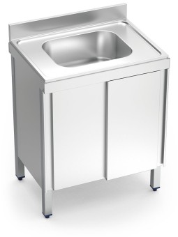 Fregadero c/ptas.correderas 1C 80x70x85cm