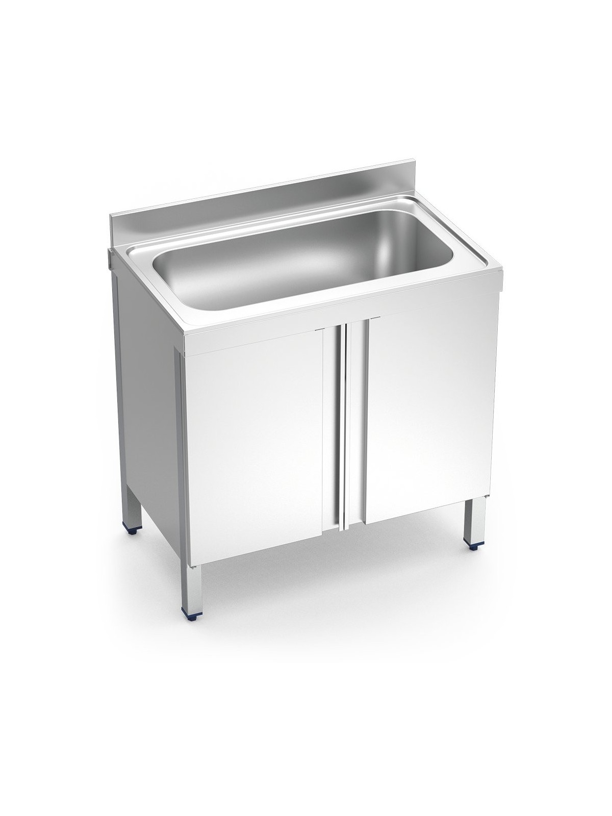 Fregadero c/ptas.abatibles 1C 100x70x85cm