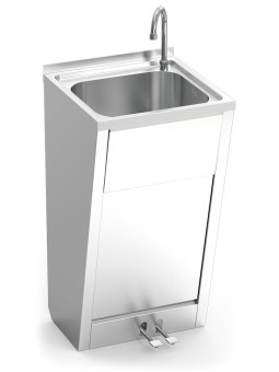 Lavamanos registrable c/doble pedal 45x45x85cm