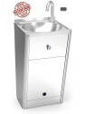 Lavamanos registrable autónomo electrónico a batería 45x45x85cm