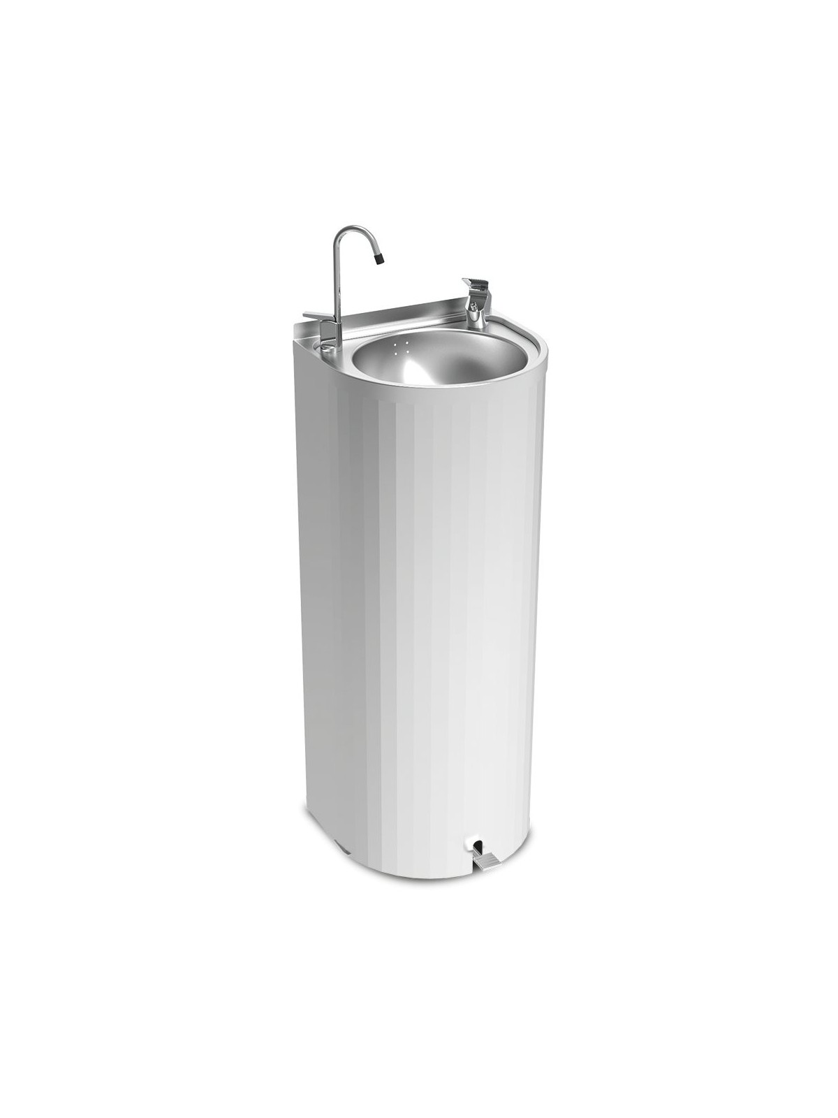 Fuente de agua de columna con pedal 35x30x85cm