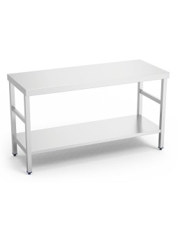 Mesa central c/entrepaño 100x50x85cm