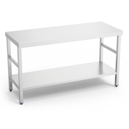 Mesa central c/entrepaño 100x50x85cm