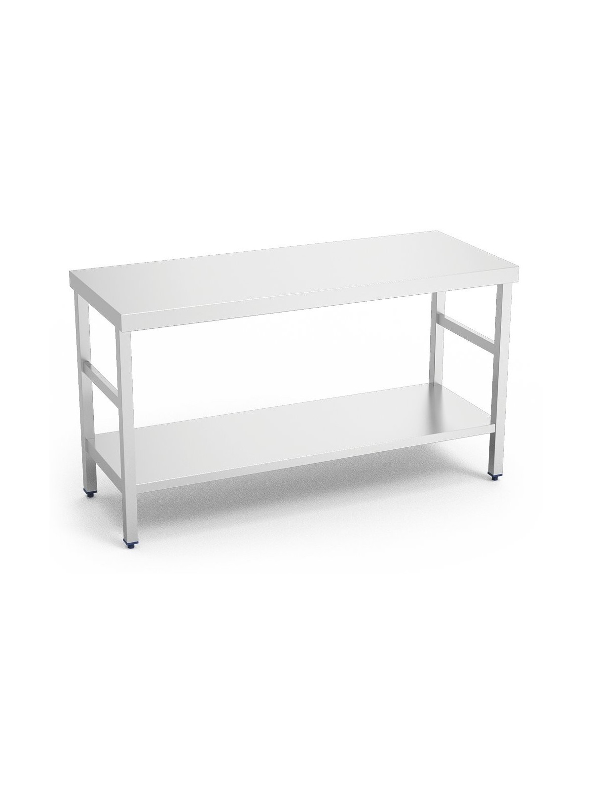 Mesa central c/entrepaño 100x50x85cm