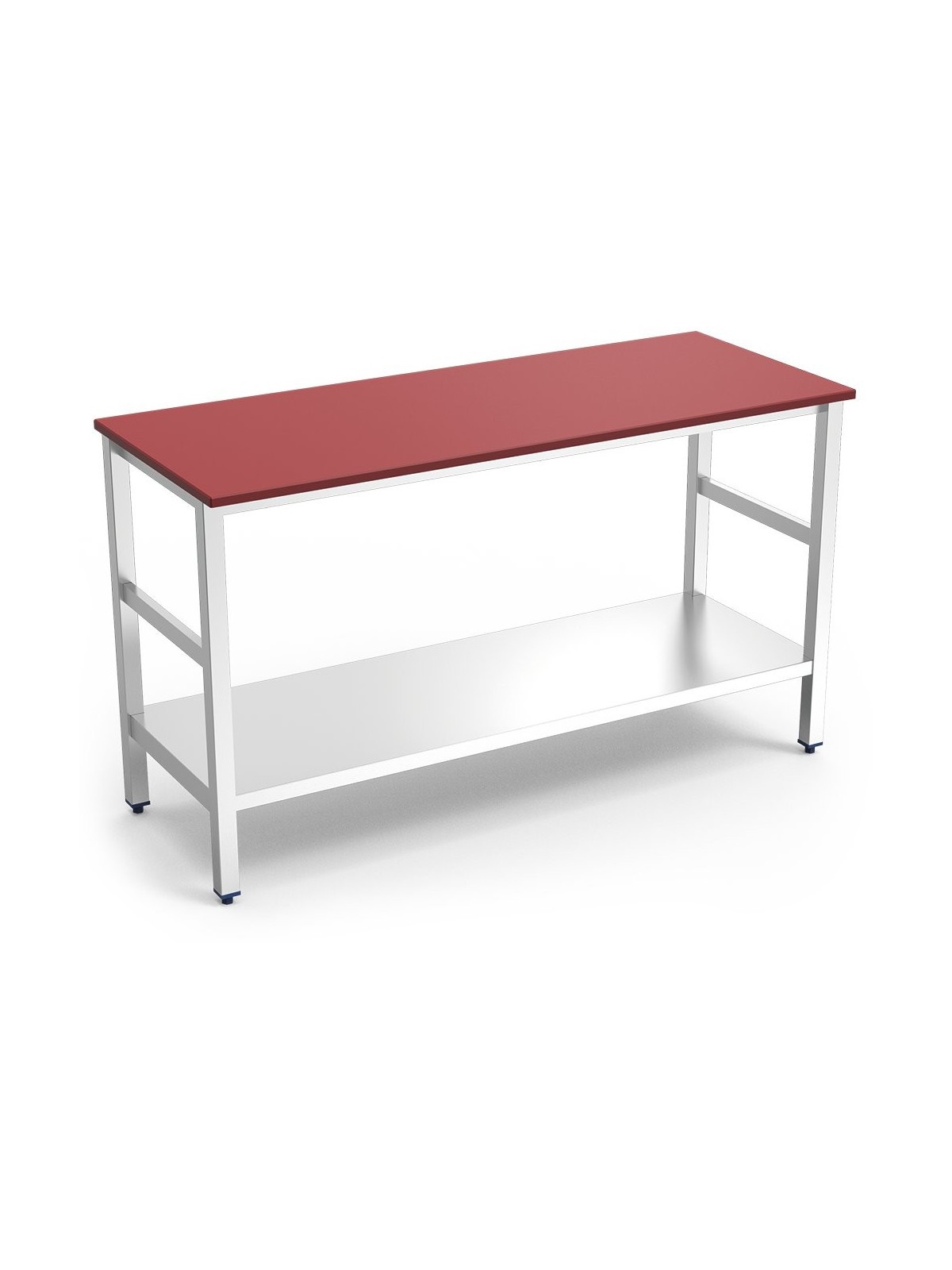 Mesa central encimera fb.roja c/ent.1000x500x870 100x50x87cm