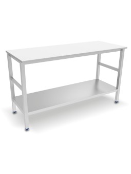 Mesa central encimera fb.blanca c/ent.1000x500x870 100x50x87cm