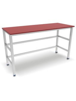 Mesa central encimera fb.roja s/ent.1000x500x870 100x50x87cm