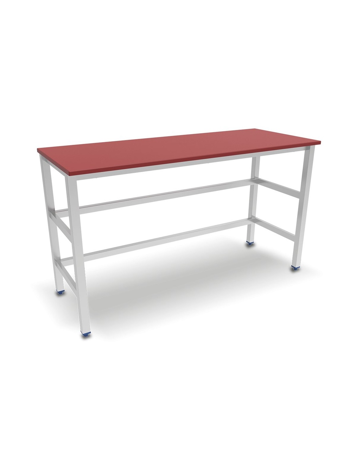 Mesa central encimera fb.roja s/ent.1000x500x870 100x50x87cm