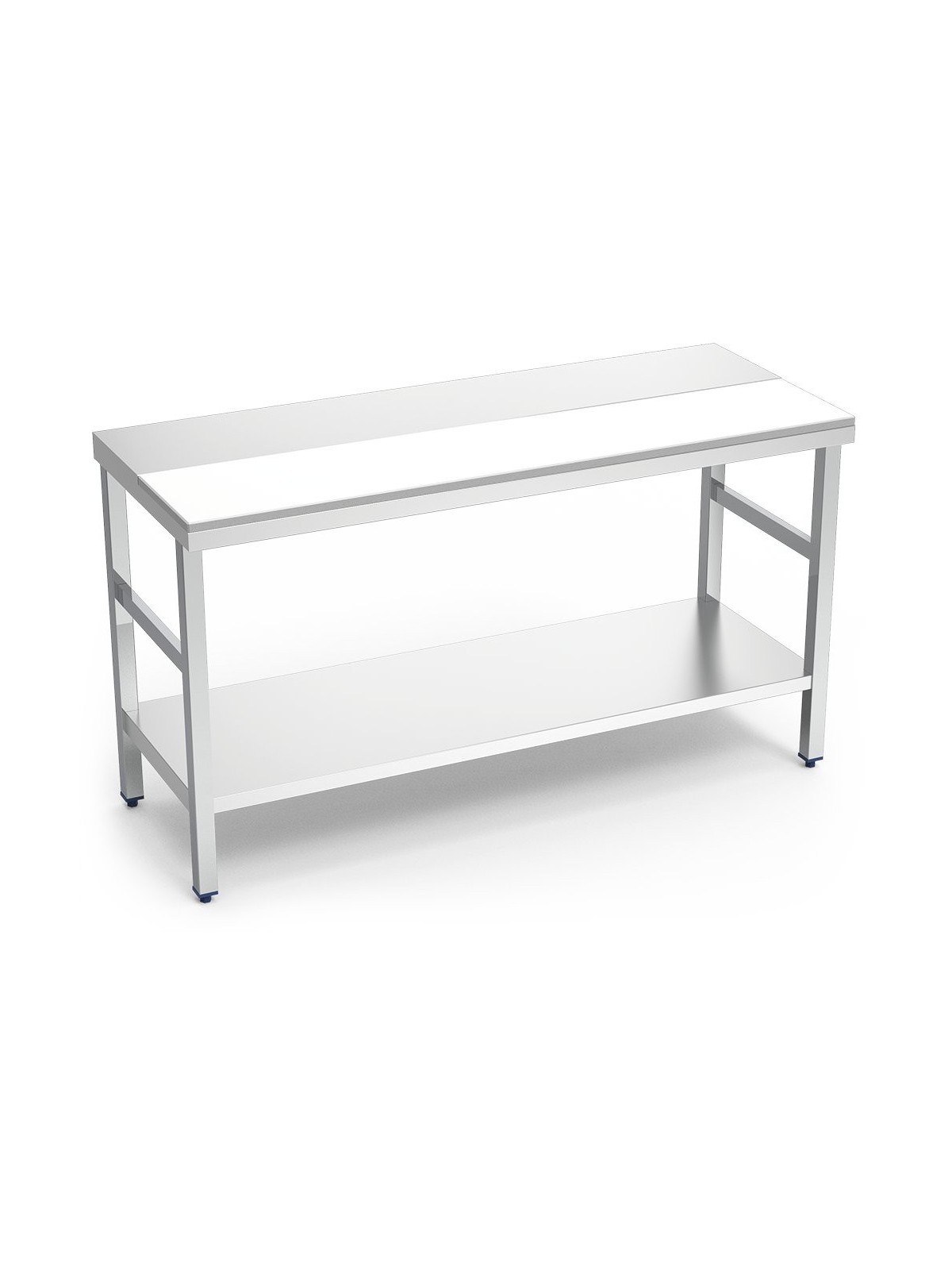 Mesa prepar.central fb.blanca c/ent.1000x600x850 100x60x85cm