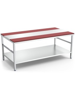 Mesa despiece fb.roja c/entrep 150x105x85cm